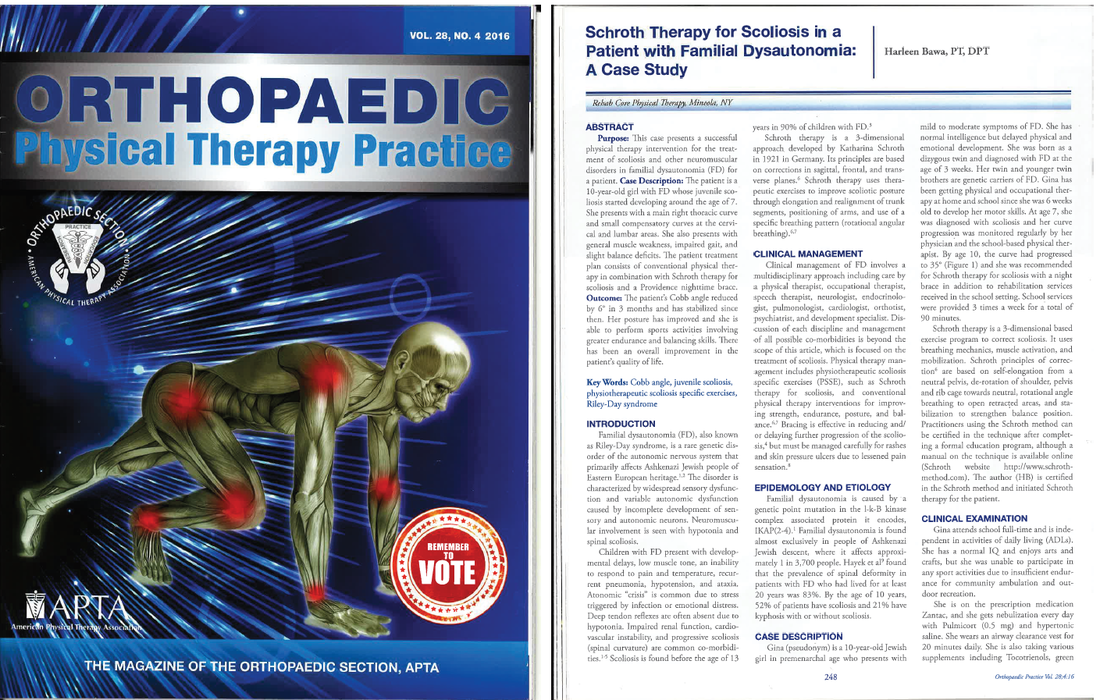 Orthopedic Physical Therapy Practice Journal Case Study